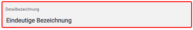 2. Spezielle Bezeichnung für Ihren Event einfügen